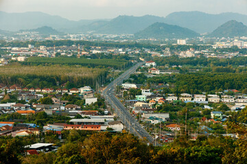 Fototapeta premium beautiful view from the observation Khao Kad to Phuket
