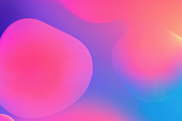 Gradient shapes of colorful bubbless background wallpaper 