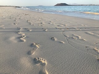 Spuren im Sand