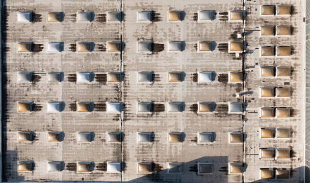 Roof windows from above