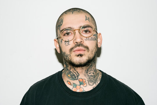 Casual Tattoo Man Portrait