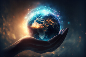 The world is in your hands (AI Generated)