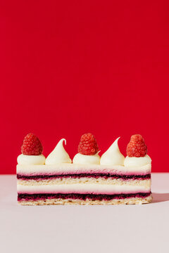 Raspberry cake