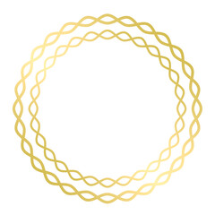 高級感のあるシンプルなフレーム　ゴールド