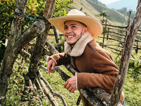 Portrait of a young cowboy