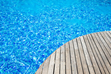 Obraz premium Ripple Water in swimming pool