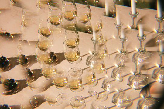 kaleidoscope wine glasses