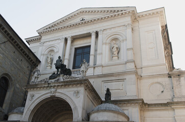 Bergamo Cathedral also known as Basilica of Saint Alexander. Bergamo, Italian Capital of Culture 2023, Italy