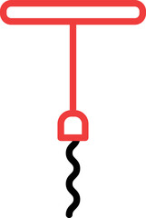 Corkscrew Vector Icon
