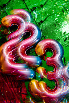 kaleidoscipic image of the number 23