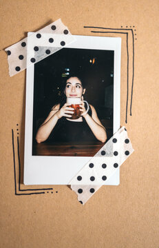 Photo Album With Polaroids