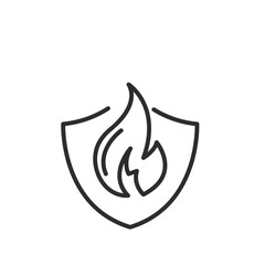 over heat protection icon vector concept design template © rumini