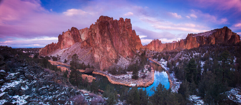 Smith Rock State Park in Central Oregon.