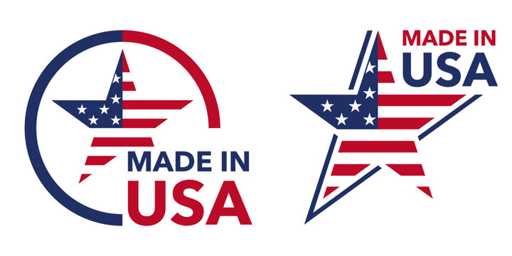 Made in USA Badge in star shape