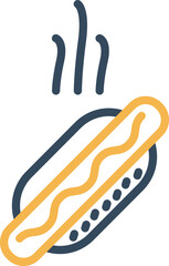 hot dog Vector Icon