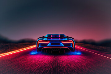 Naklejka premium motion blurred motion,speed motion blur,fast moving car