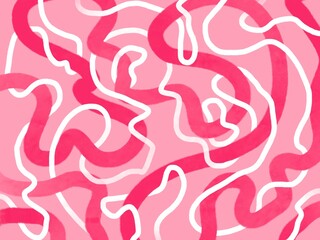 Pink white lines valentines background 