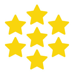 Obraz premium Star icon design vector. Business rating feedback satisfaction quality symbol illustration.