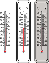 Basic Thermometer vector