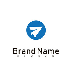 travel transport plane business logo design symbol