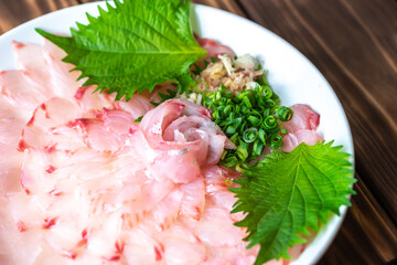 日本の刺し身　和食イメージ