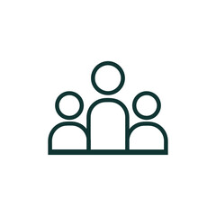 Customer icon vector illustration.   Group of businessmen vector illustration  