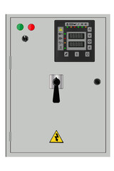 Control Panel. Production control panel and control of computer devices. Touchpad. Vector graphics