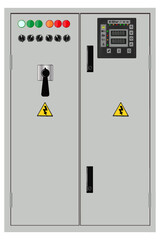 Control Panel. Production control panel and control of computer devices. Touchpad. Vector graphics
