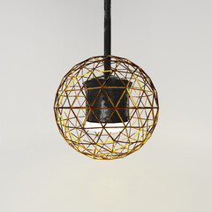 chandelier on the wall