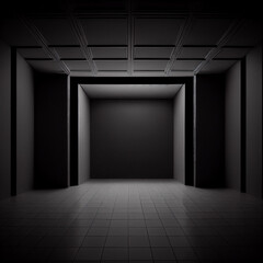 Interior 6 3d negro