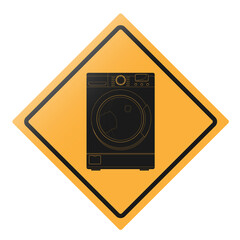 laundry machine sign png 