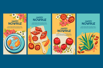 Happy Nowruz Celebration Social Media Post Design