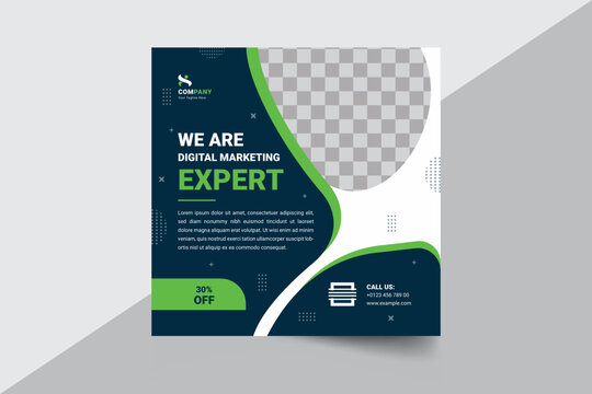Corporate Social Media Post Template