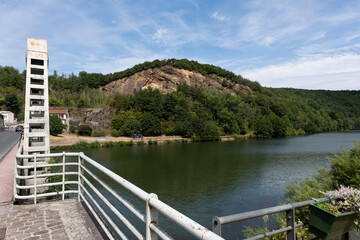 Fumay, in the Maas Valley in France