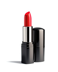 Obraz premium Beautiful lipstick isolated on white, generative ai.