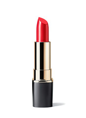 Fototapeta premium Beautiful lipstick isolated on white, generative ai.
