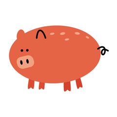 piggy bank in cartoon 