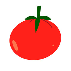 red tomato illustration