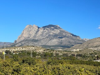 landscape with sky, spain