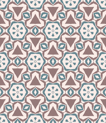 Abstract tileable geometric pattern. A seamless background, vintage texture.	