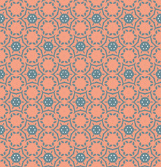 Fototapeta premium Abstract tileable geometric pattern. A seamless background, vintage texture. 