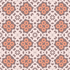 Abstract tileable geometric pattern. A seamless background, vintage texture.	