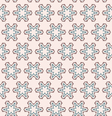 Abstract tileable geometric pattern. A seamless background, vintage texture.	