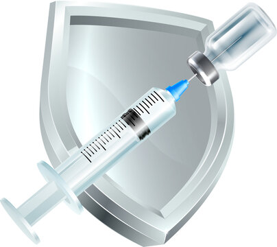 recommend clip art: Vaccine Syringe Medical Immunisation Shield