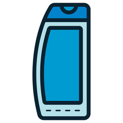 shampoo cosmetic product illustration