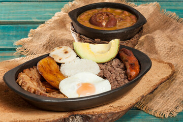 Bandeja Paisa Mountaineer The Most Representative Dish Of Colombia And The Insignia Of Antioquia Gastronomy © gonzalocalle