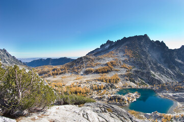 Crystal Lake  in Washington State's Alpine Lakes Wilderness Enchantments area.