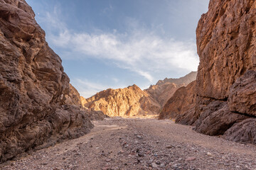 Fototapeta premium Egypt Dahab rass shitan sea and camp