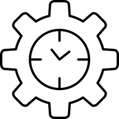 Efficient Time Icon