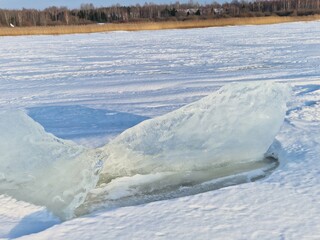Obraz premium Зимнее озеро